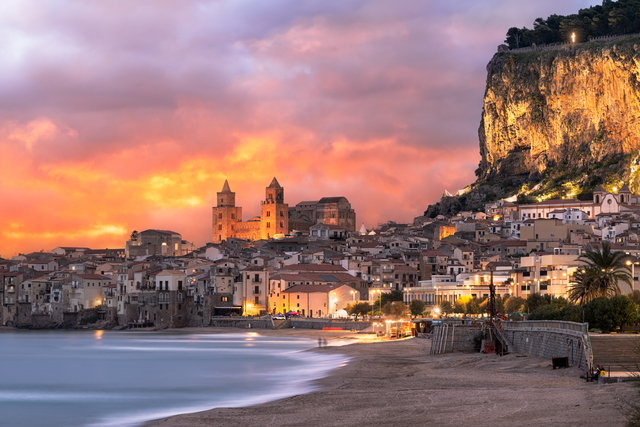 tramonti a Cefalù